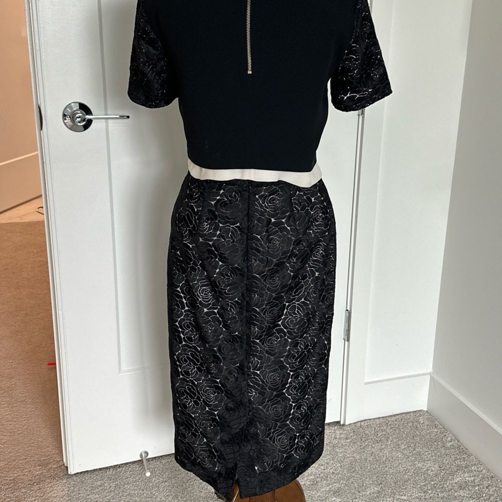 A.L.C. ALC Thompson Black Lace Overlay Pencil Skirt & Top Set Womans Sz 2 - Picture 6 of 16